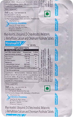 Myophage D Strip Of 10 Tablets