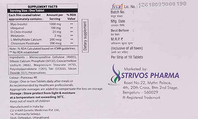 Myophage D Strip Of 10 Tablets