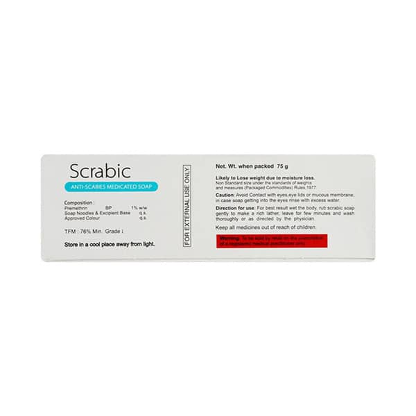 Scarbic Wrap Of 75gm Soap