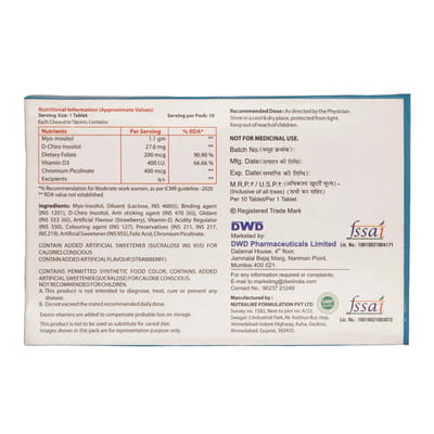 Trialone Strip Of 10 Chewable Tablets