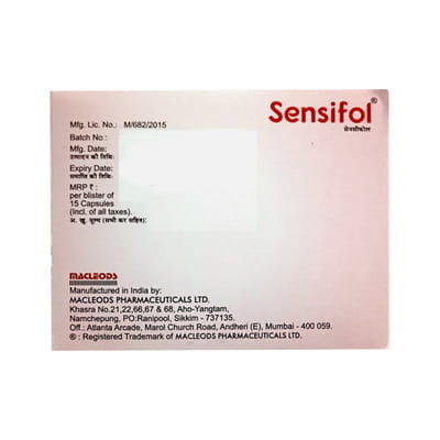 Sensifol Strip Of 15 Softgel Capsules