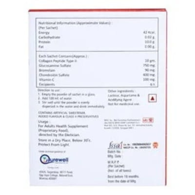 Joint Plus Pineapple Flavour Sugar Free Sachet Of 12.5gm Oral Powder