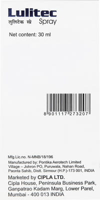 Lulitec Spray Bottle Of 30ml Lotion