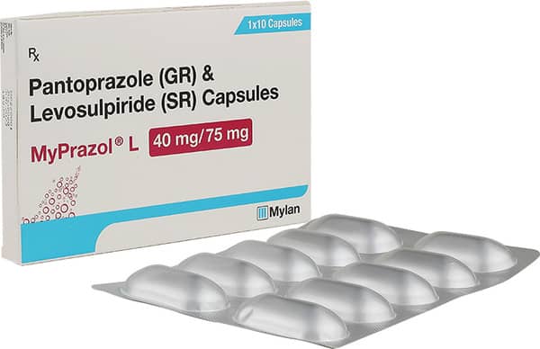 Myprazol L Strip Of 10 Capsules