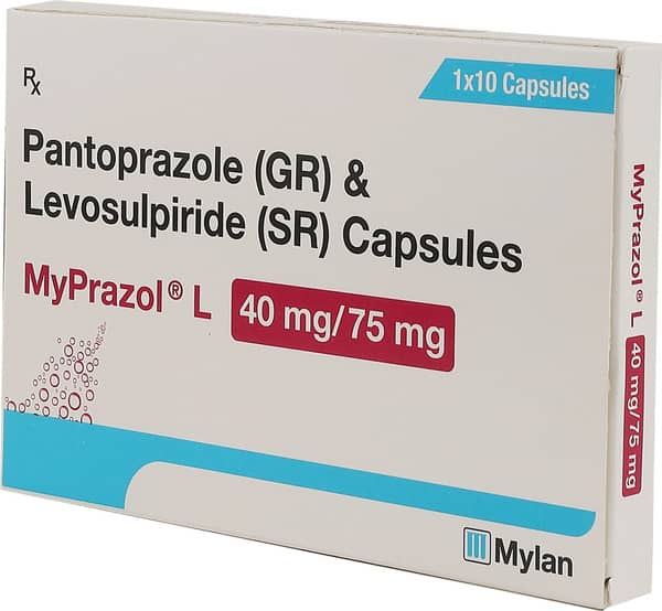 Myprazol L Strip Of 10 Capsules