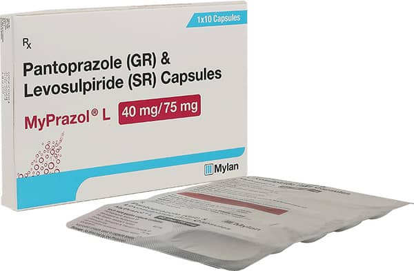 Myprazol L Strip Of 10 Capsules