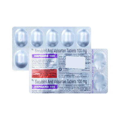 Hefcard 100mg Strip Of 14 Tablets