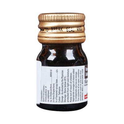 Neuferol D3 Nano Shot Butter Scotch Flavour Sugar Free Bottle Of 5ml Oral Solution (Pack Of 4)