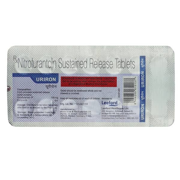 Uriron 100Mg Strip Of 14 Tablets