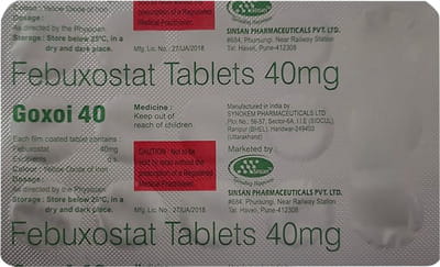 Goxoi 40mg Strip Of 15 Tablets