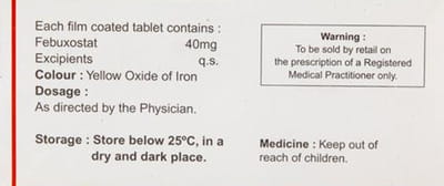 Goxoi 40mg Strip Of 15 Tablets