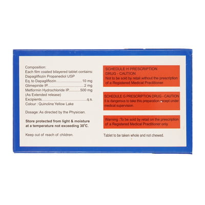 Dapanorm Gm 2mg Strip Of 10 Tablets