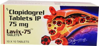 Lavix 75mg Strip Of 10 Tablets