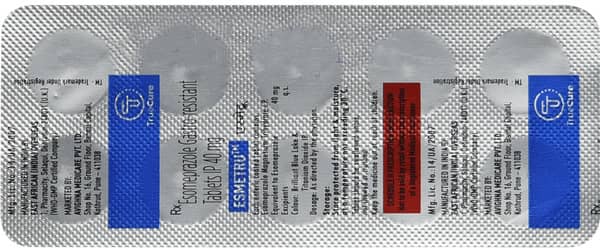 Esmetru 40mg Strip Of 10 Tablets