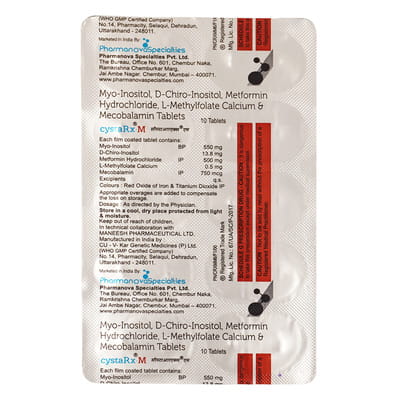 Cystarx M Strip Of 10 Tablets