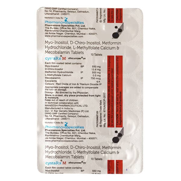 Cystarx M Strip Of 10 Tablets