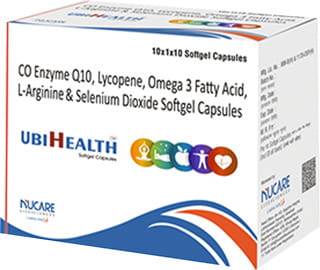 Ubihealth Strip Of 10 Softgel Capsules