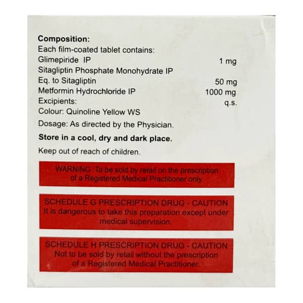 Glimiprex Sm Forte 1Mg Strip Of 10 Tablets