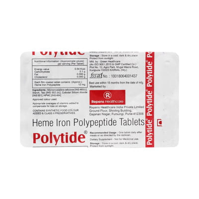 Polytide Strip Of 10 Tablets