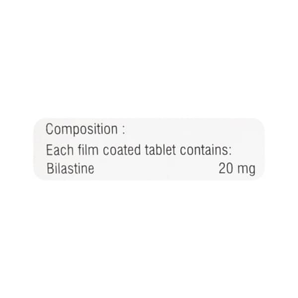 Bilamed 20mg Strip Of 10 Tablets