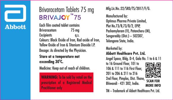 Brivajoy 75mg Strip Of 14 Tablets