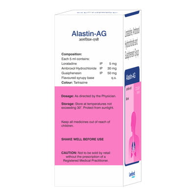 Alastin Ag Bottle Of 60ml Cough Syrup