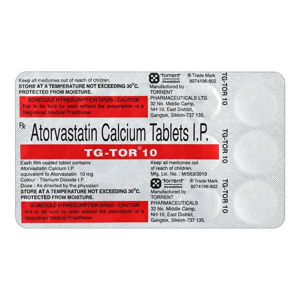 Tg Tor 10Mg Strip Of 15 Tablets