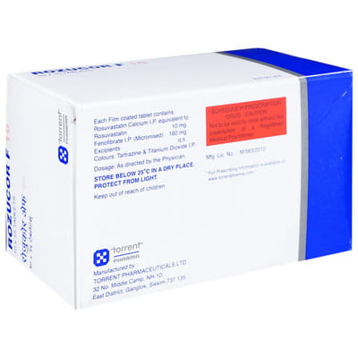 Rozucor F 10mg Strip Of 15 Tablets