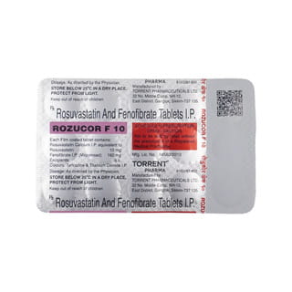 Rozucor F 10Mg Strip Of 15 Tablets