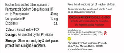 Pantajet D Strip Of 10 Tablets