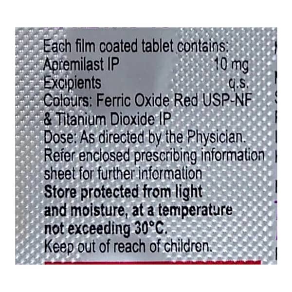 Apretas 10Mg Strip Of 4 Tablets