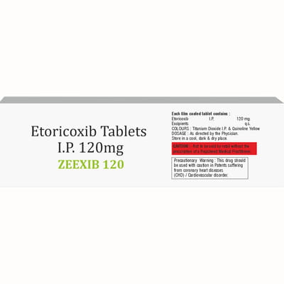 Zeexib 120mg Strip Of 10 Tablets