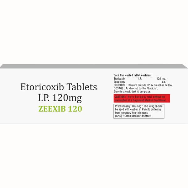 Zeexib 120mg Strip Of 10 Tablets