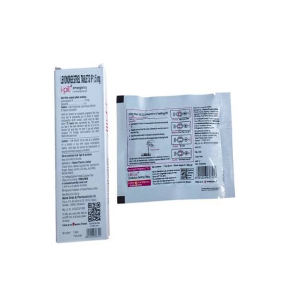 I Pill Emergency Contraceptive Pill + I Know Pregnancy Testing Kit