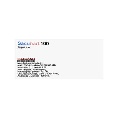 Sacuhart 100mg Strip Of 10 Tablets