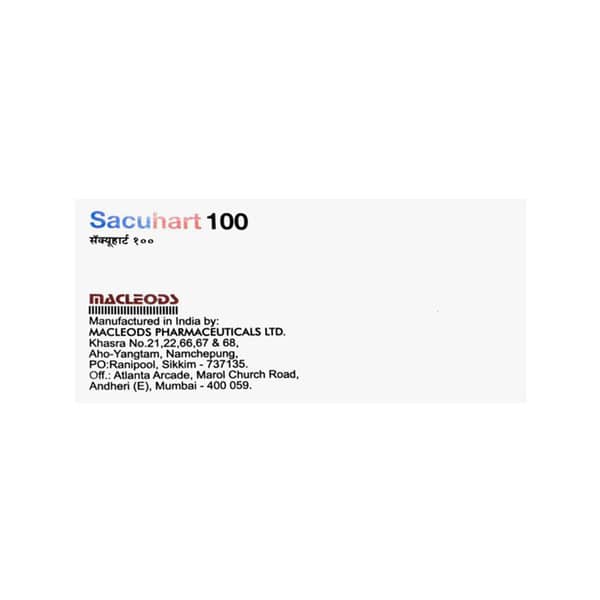 Sacuhart 100Mg Strip Of 10 Tablets
