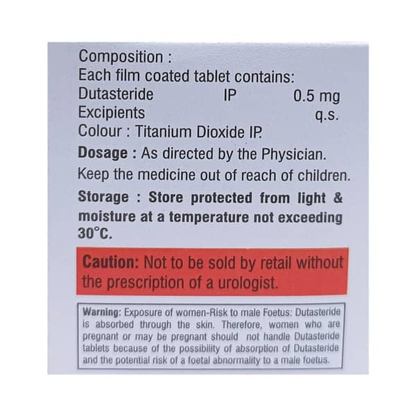 Dutaheal 0.5mg Strip Of 10 Tablets