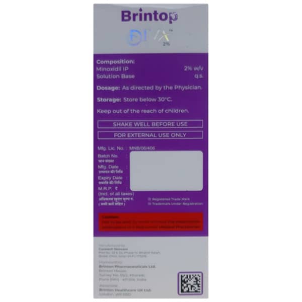 Brintop Diva 2% Bottle Of 120Ml Solution