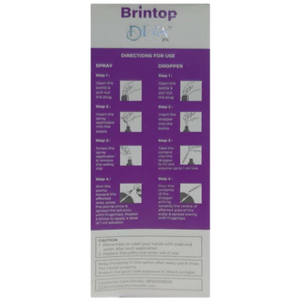 Brintop Diva 2% Bottle Of 120Ml Solution