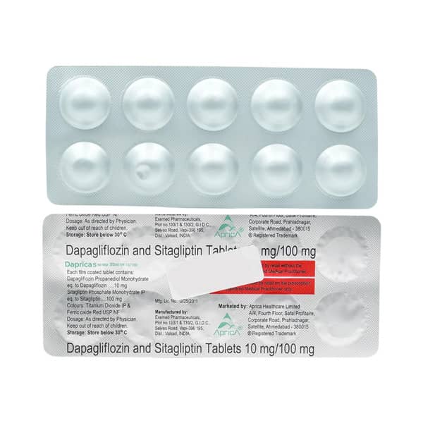 Daprica S 10/100 Strip Of 10 Tablets