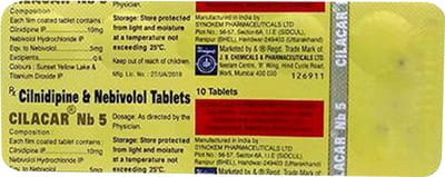 Cilacar Nb 5mg Strip Of 10 Tablets
