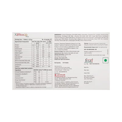 Xantox Glo Plus Strip Of 10 Tablets