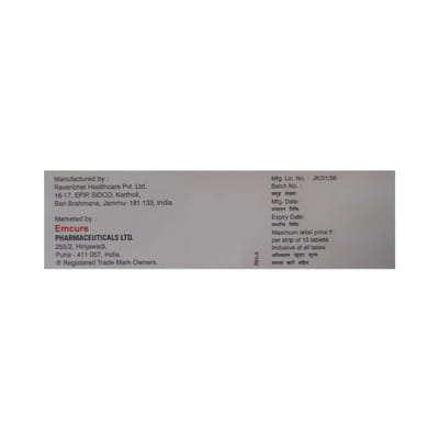 Consivas F 10/160mg Strip Of 10 Tablets