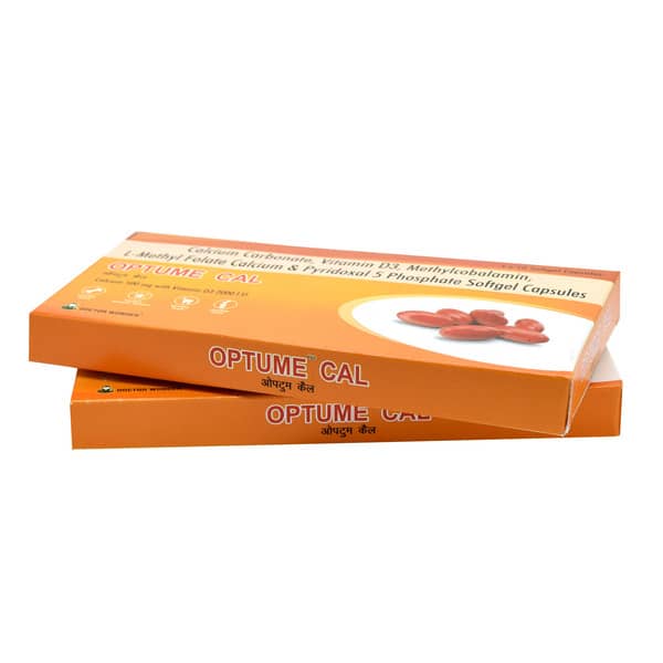 Optume Cal Strip Of 10 Capsules