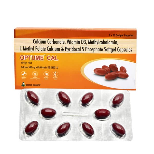 Optume Cal Strip Of 10 Capsules