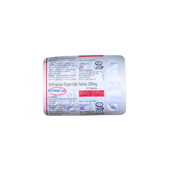 Deferajaj 500mg Strip Of 10 Tablets