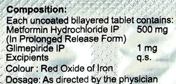 Ajapride M 1mg Tablet 15'S