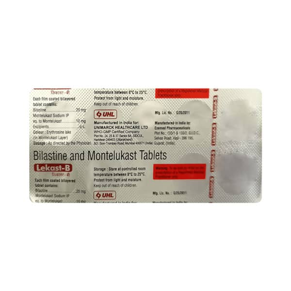 Lekast B Strip Of 10 Tablets