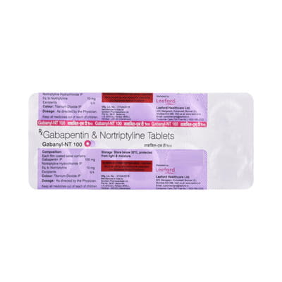 Gabanyl Nt 100mg Strip Of 10 Tablets