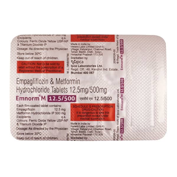 Emnorm M 12.5/500Mg Strip Of 10 Tablets
